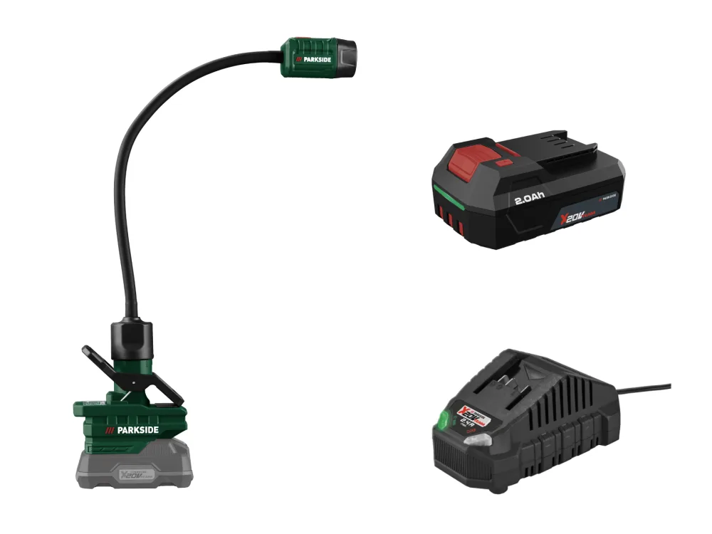Parkside® Aku bodové LED světlo Plssa 20-Li A1, 2 Ah