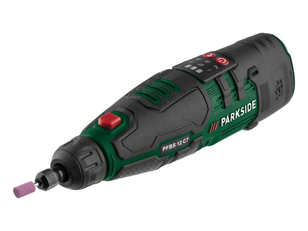 PARKSIDE® Aku jemná vŕtacia brúska 12 V PFBS 12 C7