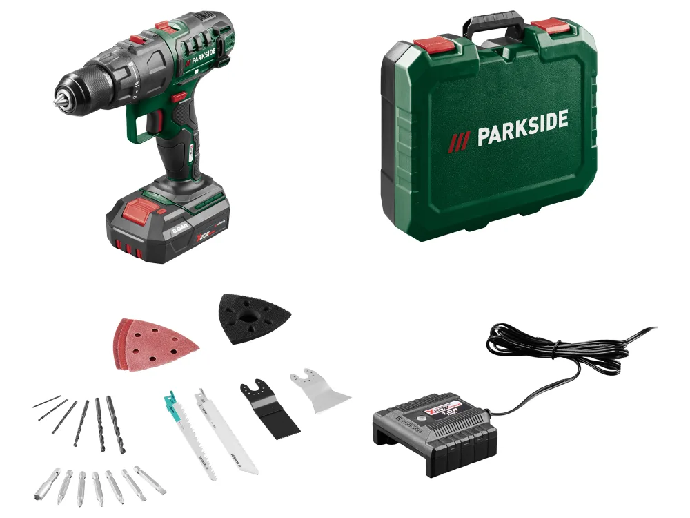 PARKSIDE® Aku kombinované náradie 20 V PKGA 20-Li D2
