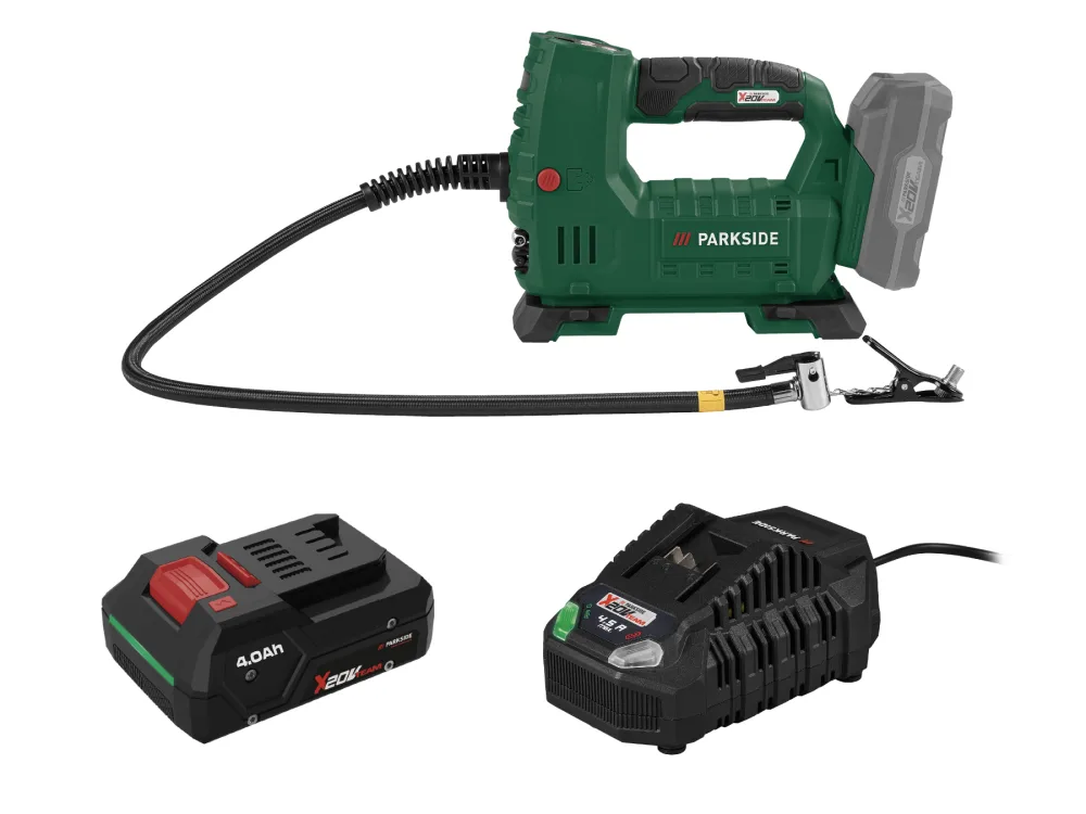 Parkside® Aku kompresor Pakt 20-Li A1, Smart 4 Ah