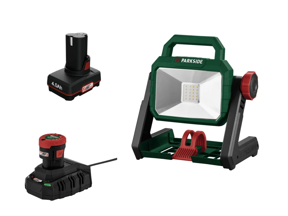 Parkside® Aku LED reflektor Plsa 20-Li A1, 2 Ah a 4 Ah
