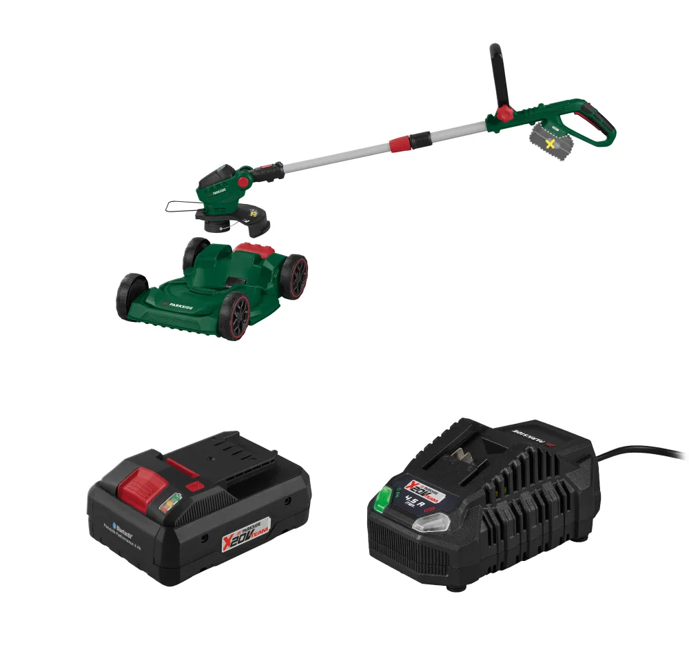 PARKSIDE® Aku multivyžínač 20 V PAMT 20-Li A1 3 v 1 + Smart akumulátor 20 V/4 Ah + Rýchlonabíjačka akumulátora 20 V/4,5 A