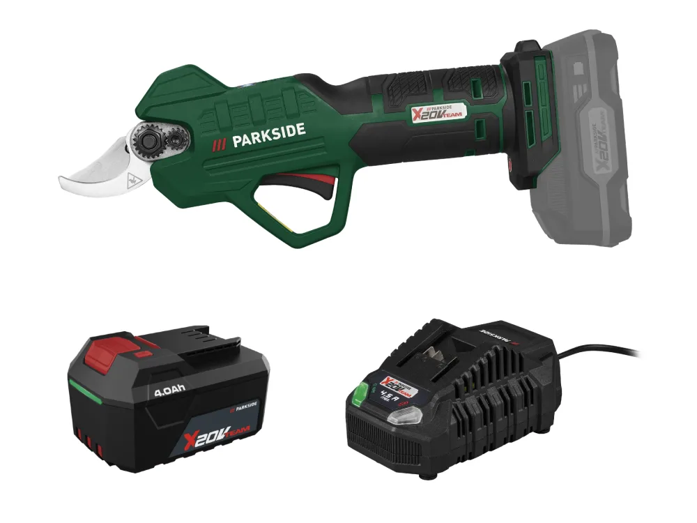 Parkside® Aku nůžky na větve Paas 20-Li B1, 4 Ah