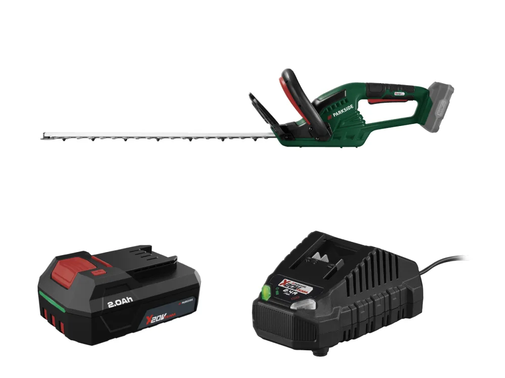 Parkside® Aku nůžky na živý plot Phsa 20-Li D4, 2 Ah