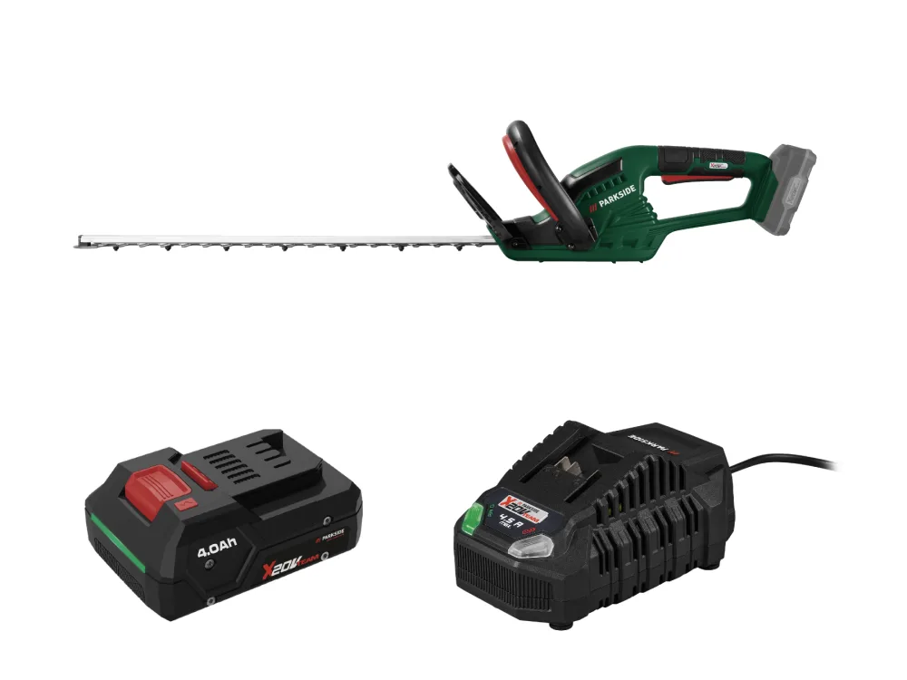 Parkside® Aku nůžky na živý plot Phsa 20-Li D4, Smart 4 Ah