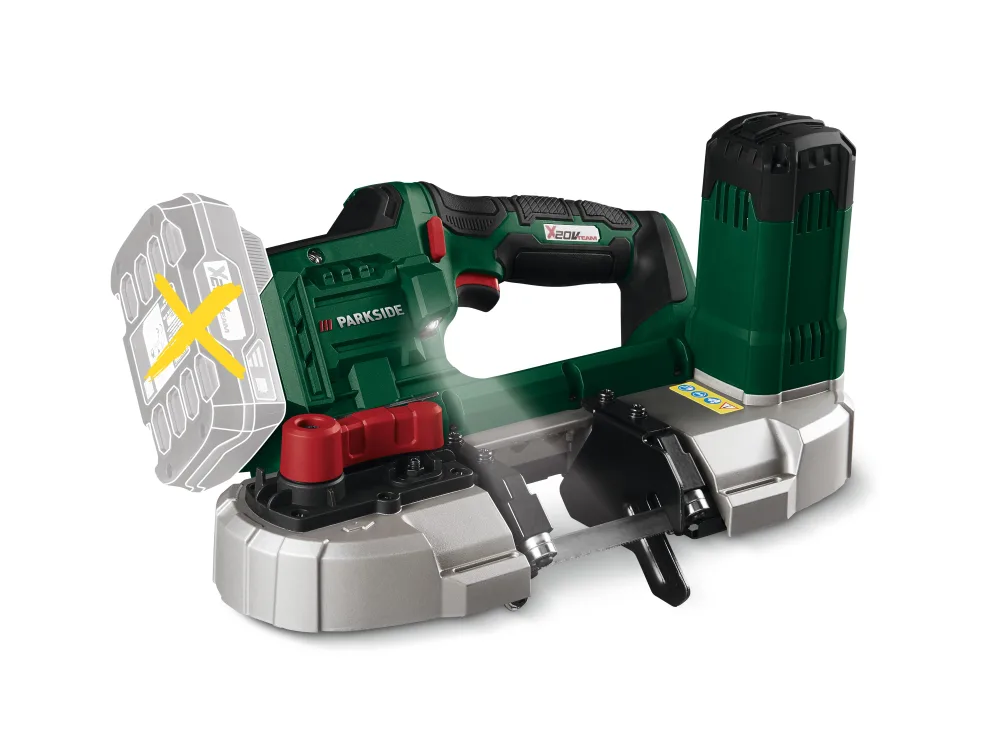 PARKSIDE® Aku pásová píla 20 V PMBA 20-Li A1 – bez akumulátora