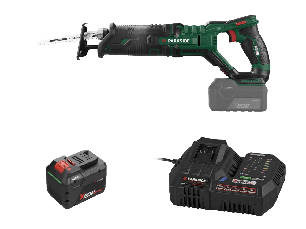 Parkside® Aku pila ocaska Pssa 20-Li B2, Smart 12 Ah