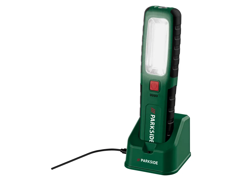PARKSIDE® Aku pracovné LED svietidlo s nabíjacou stanicou