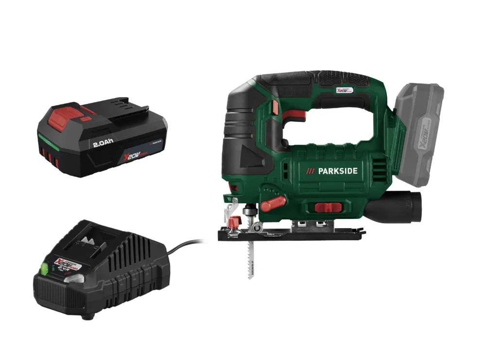 Parkside® Aku přímočará pila Pstda 20-Li C3, 2 Ah