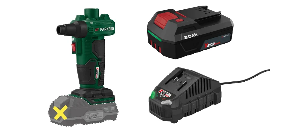 PARKSIDE® Aku pumpa PALP 20-Li B2 + Akumulátor 20 V/2 Ah PAP 202 A1 + Nabíjačka na akumulátor 20 V/2,4 A PLG 20 C1