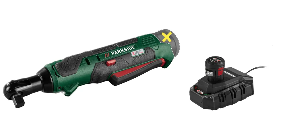 PARKSIDE® Aku račňový uťahovák PAR 12 B1 + Akumulátor 12 V/2,5 Ah PAPK 12 2.5 B1 + Nabíjačka 6 A PLGK 12 6.0 B1