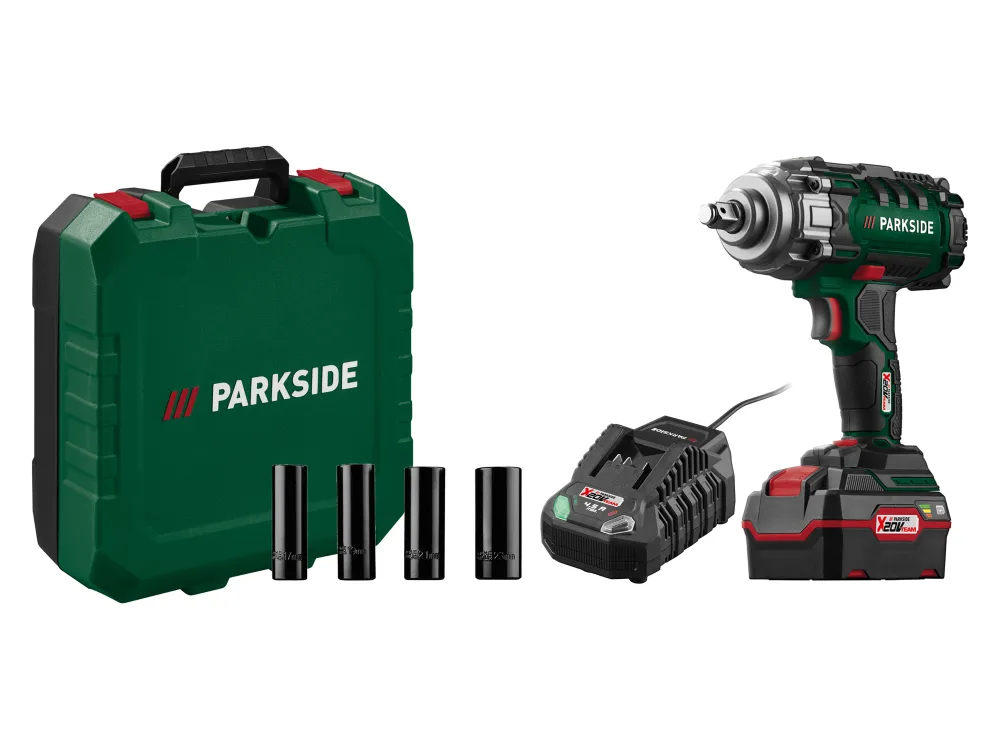 PARKSIDE® Aku rázový uťahovák 20 V PASSK 20-Li C4