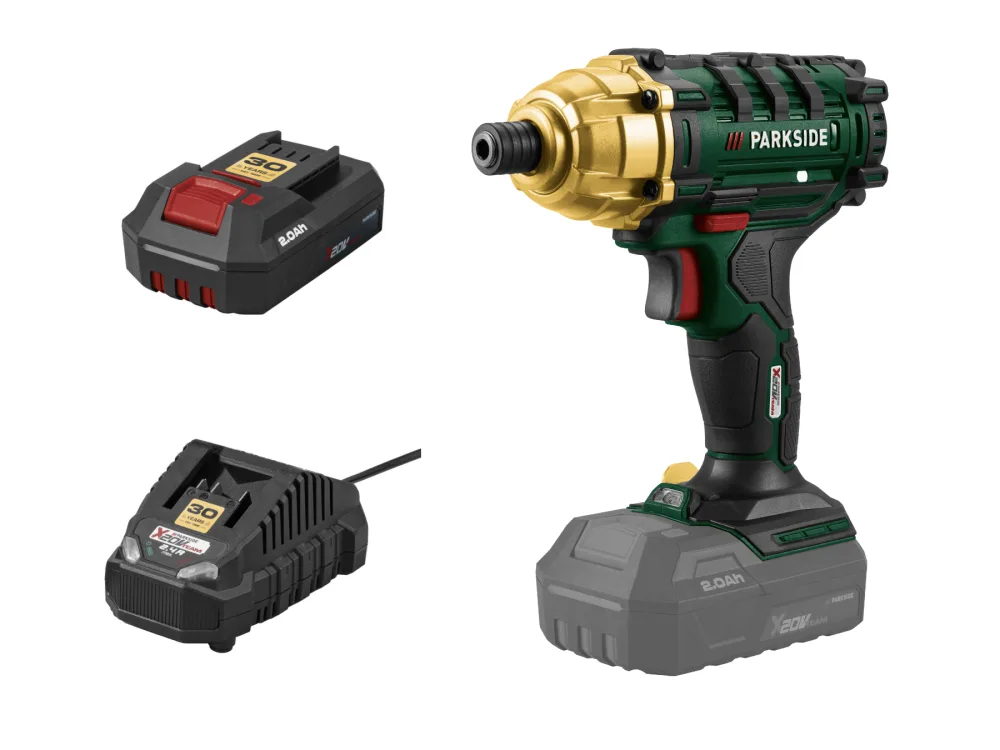 Parkside® Aku rázový utahovák Limited Edition Pdssa 20-Li C3, 2 Ah