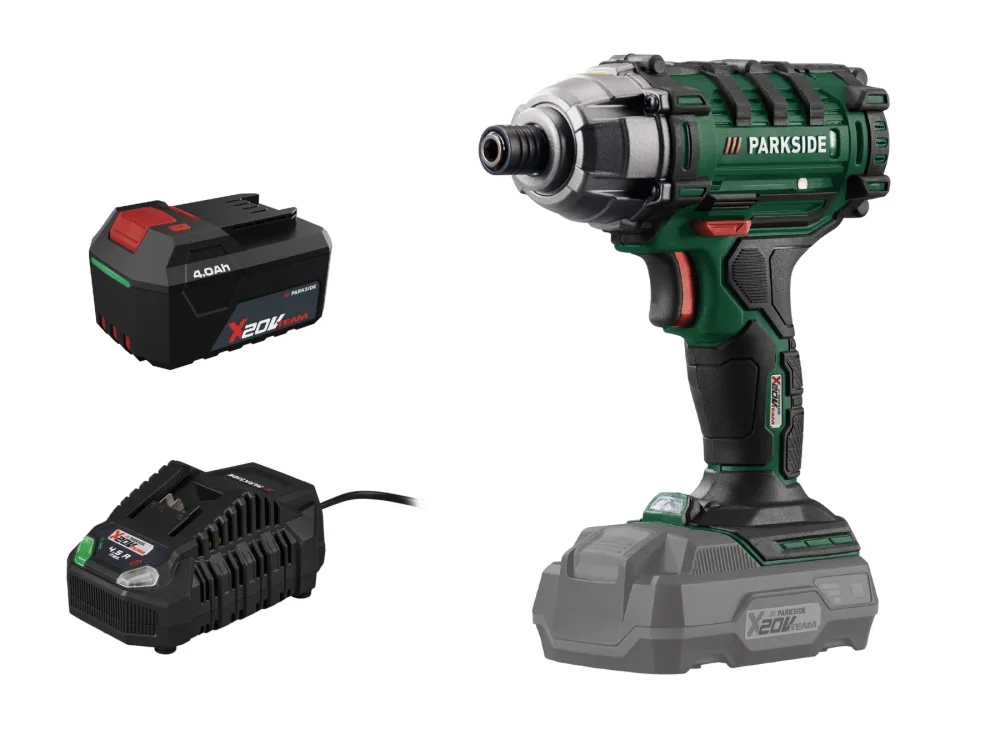 Parkside® Aku rázový utahovák Pdssa 20-Li B2, 4 Ah
