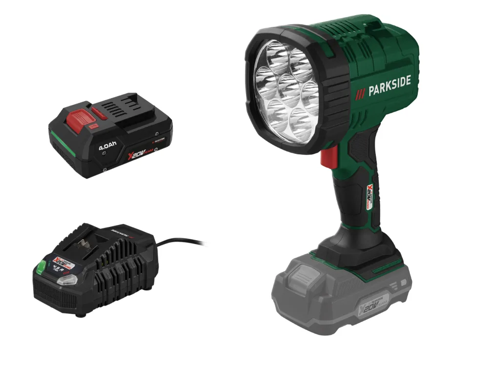 Parkside® Aku ruční LED reflektor Phla 20-Li A1, Smart 4 Ah