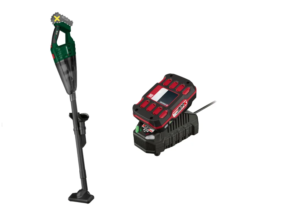 PARKSIDE® Aku ručný vysávač PHSSA 20-Li D2 + Akumulátor 20 V/2 Ah + Nabíjačka 20 V/2,4 A
