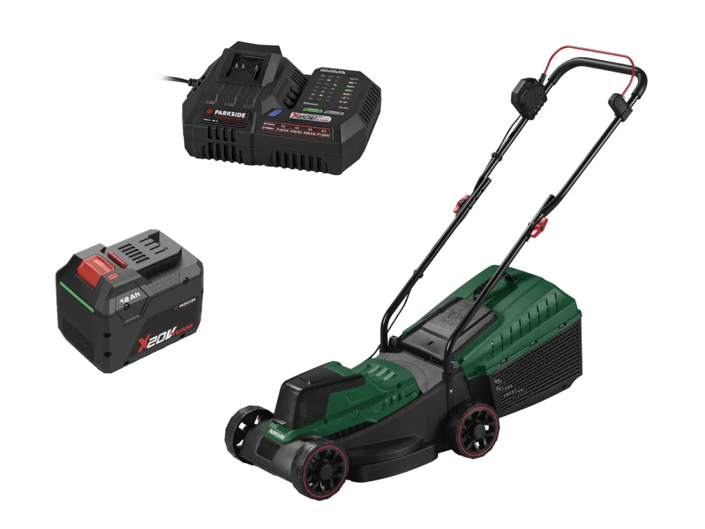 Parkside® Aku sekačka na trávu Parm 20 A1, Smart 12 Ah