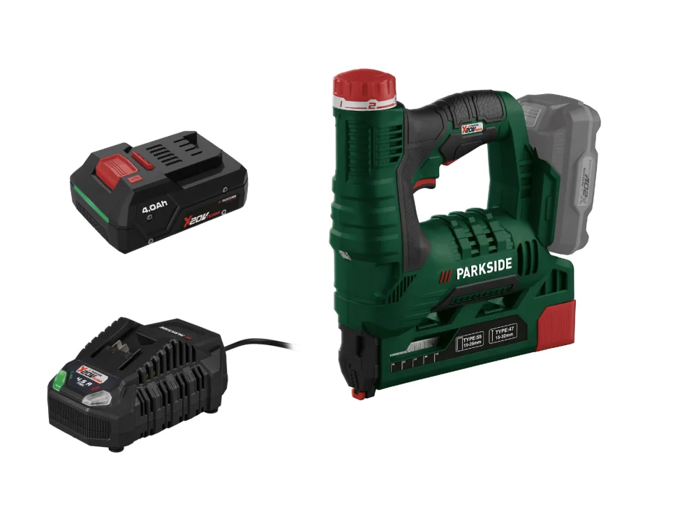 Parkside® Aku sponkovačka PAT 20-Li A1 , Smart 4 Ah