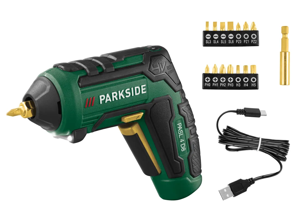 Parkside® Aku šroubovák Limited Edition Pasl 4 D8