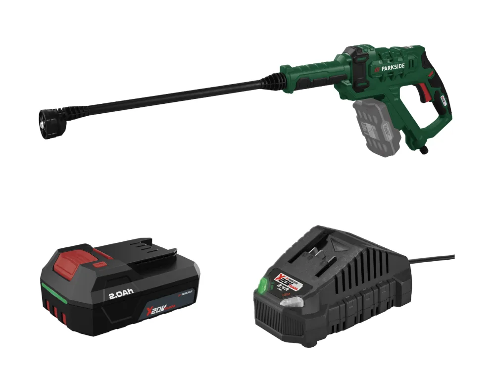 Parkside® Aku tlakový čistič Pdra 20-Li D4, 2 Ah