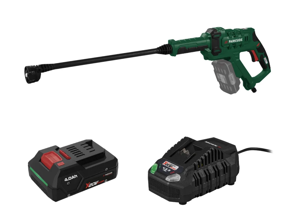 Parkside® Aku tlakový čistič Pdra 20-Li D4, Smart 4 Ah