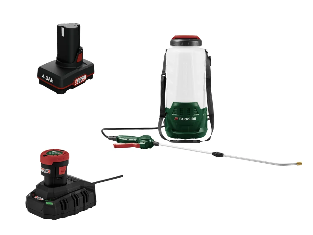 Parkside® Aku tlakový postřikovač Pdsa D3, 2 Ah a 4 Ah