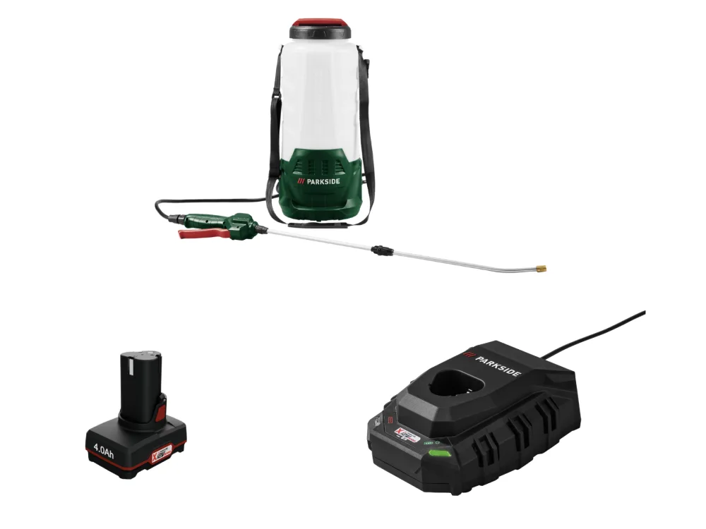 Parkside® Aku tlakový postřikovač Pdsa D3, 4 Ah