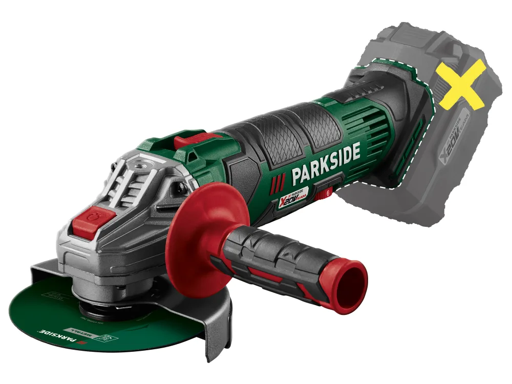 PARKSIDE® Aku uhlová brúska PWSA 20-Li G4 – bez akumulátora