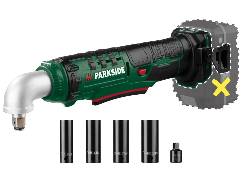 PARKSIDE® Aku uhlový rázový uťahovák 20 V PAWS 20 A1 - bez akumulátora