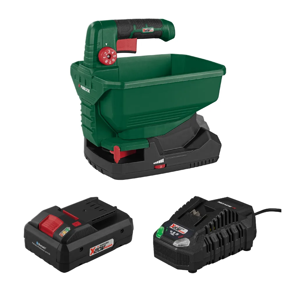PARKSIDE® Aku univerzálne rozmetadlo PUSA B1 + Smart akumulátor 20 V/4 Ah + Rýchlonabíjačka akumulátora 20 V/4,5 A