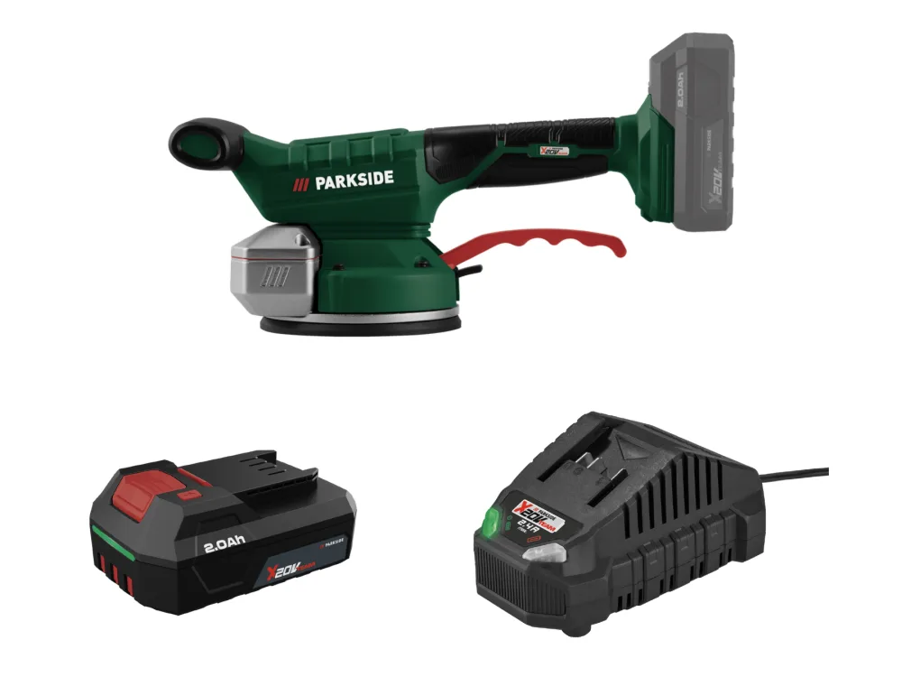 Parkside® Aku vibrační přísavka na dlažbu Pafr 20-Li B2, 2 Ah