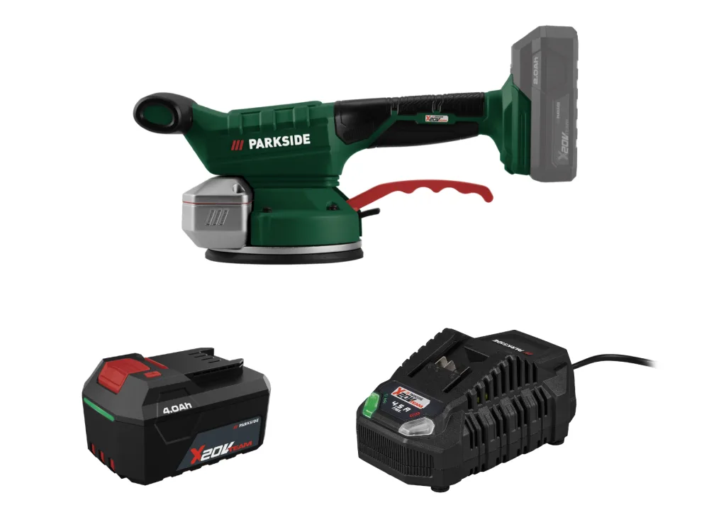 Parkside® Aku vibrační přísavka na dlažbu Pafr 20-Li B2, 4 Ah