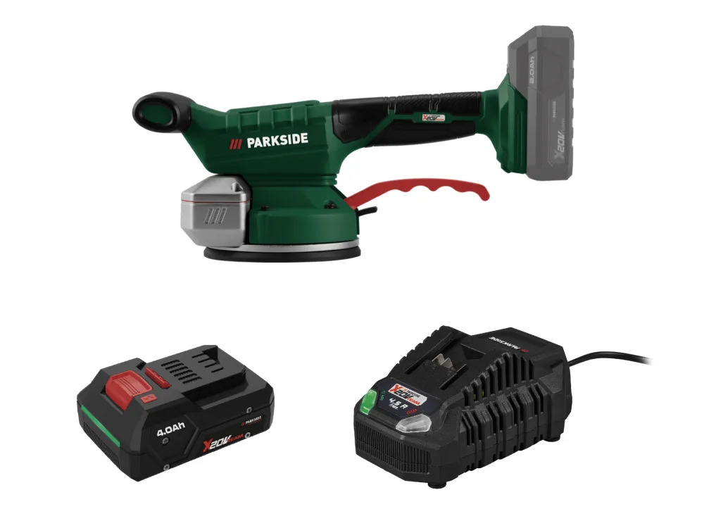Parkside® Aku vibrační přísavka na dlažbu Pafr 20-Li B2, Smart 4 Ah