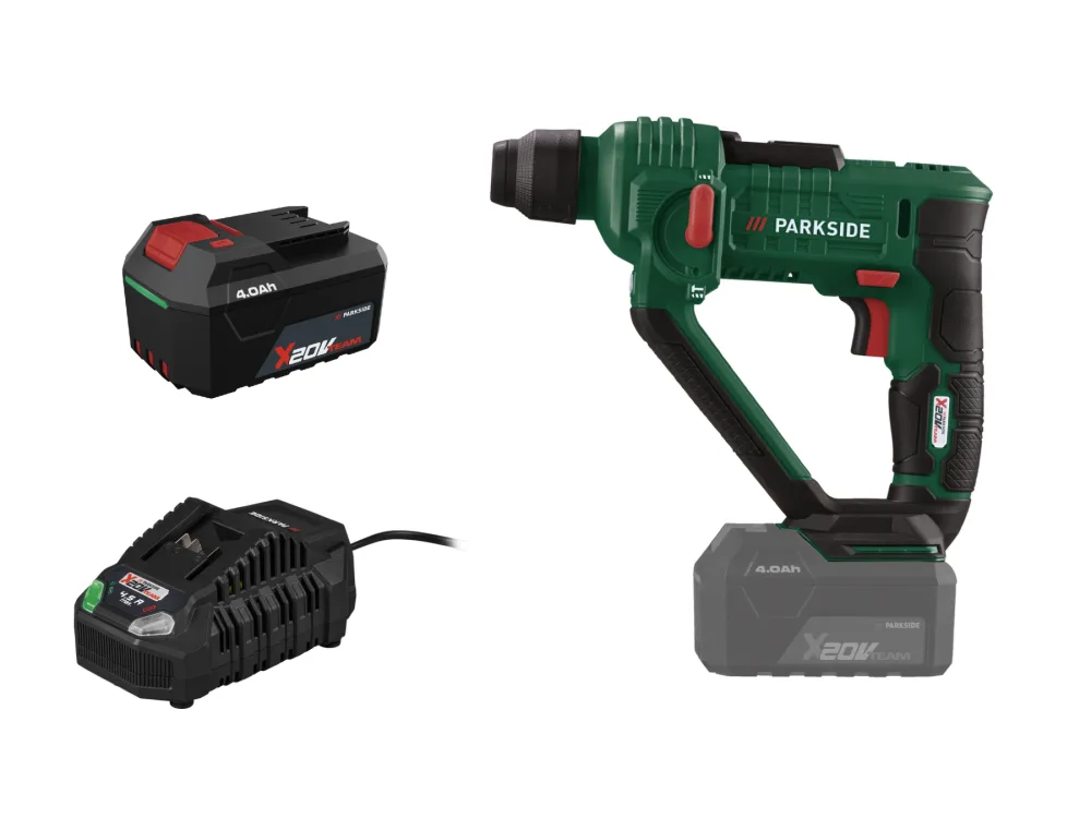 Parkside® Aku vrtací kladivo Pabh 20-Li D4, 4 Ah