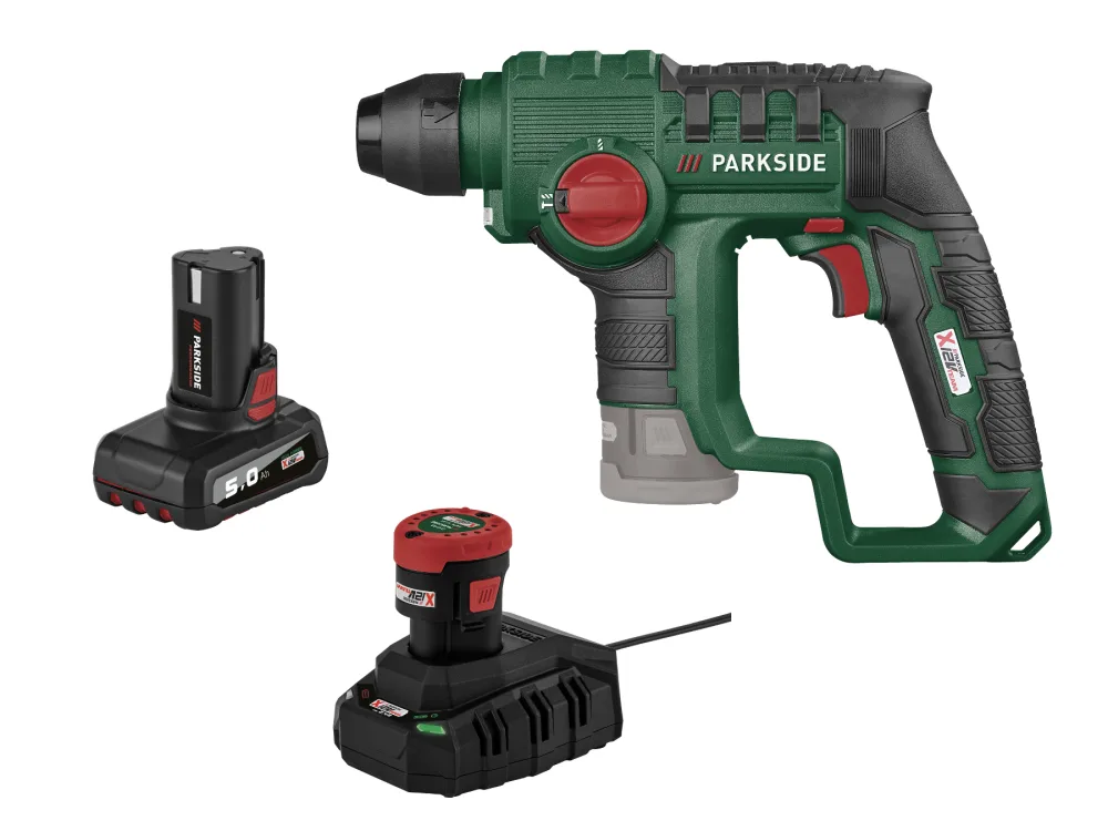 Parkside® Aku vrtací kladivo Pbha 12 A1, 2 Ah a 5 Ah