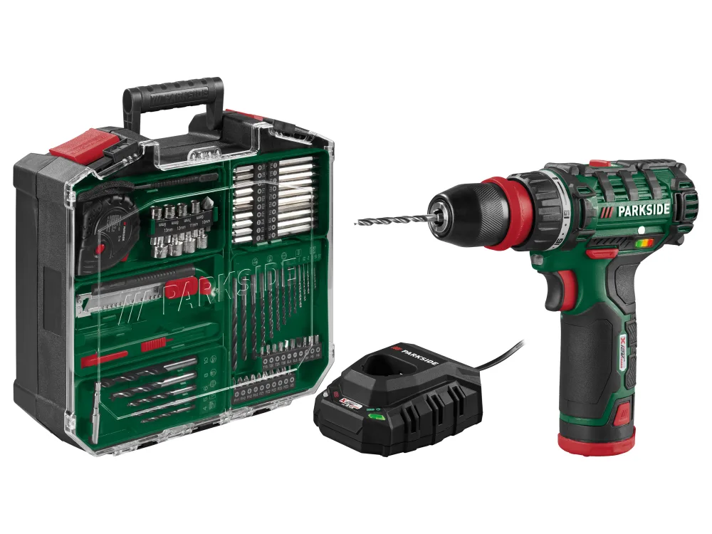 PARKSIDE® Aku vŕtací skrutkovač s príslušenstvom 12 V PBSA 12 F5