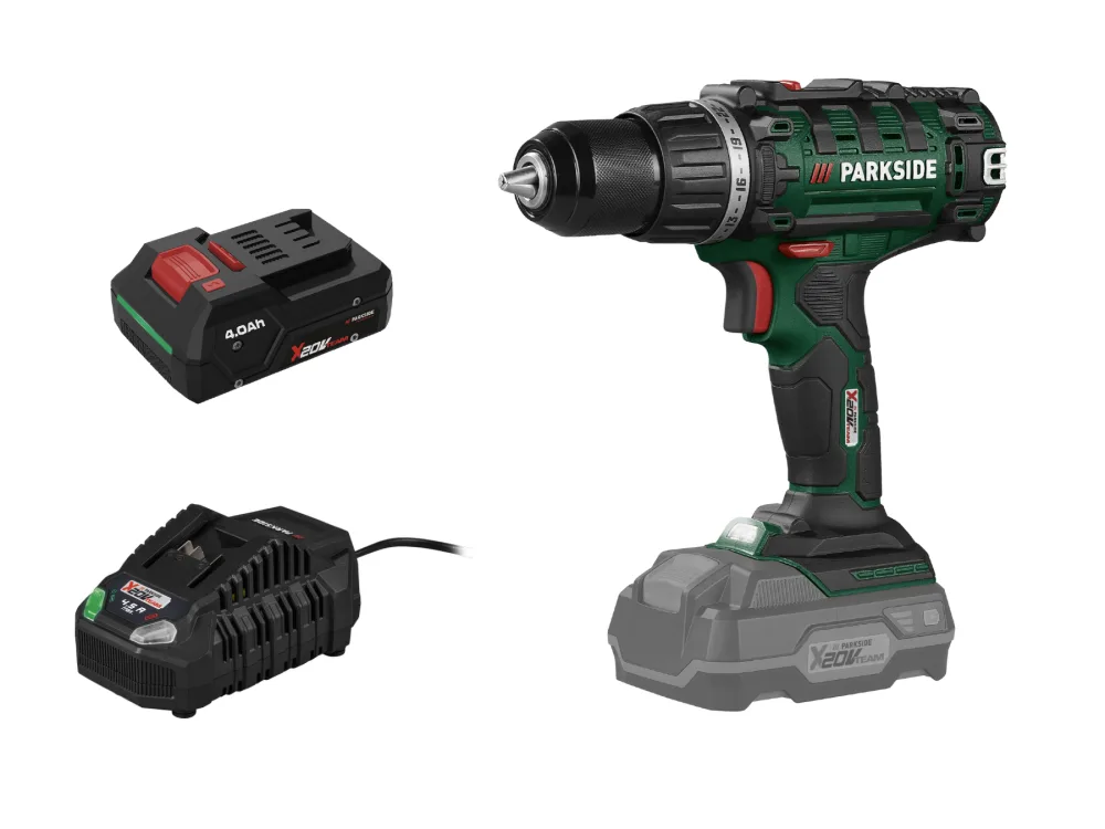 Parkside® Aku vrtací šroubovák Pabs 20-Li I9, Smart 4 Ah