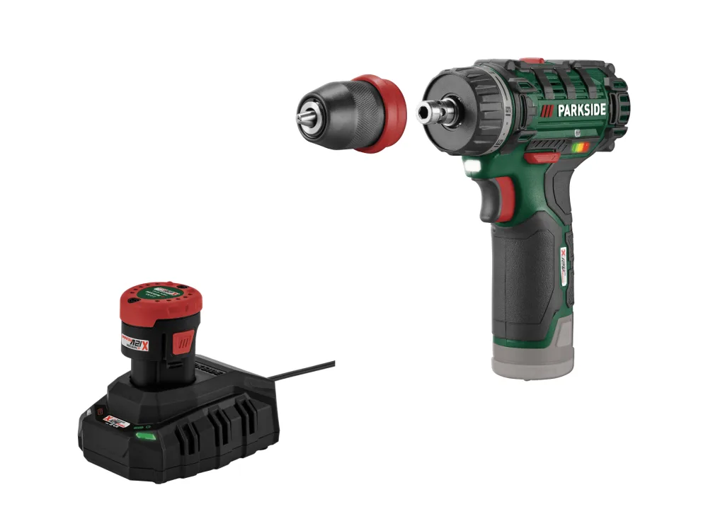 Parkside® Aku vrtací šroubovák Pbsa 12 F5, 2 Ah