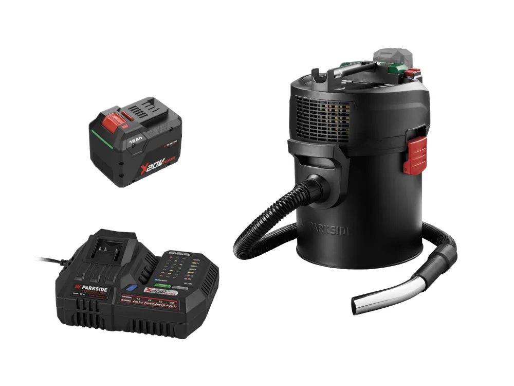 Parkside® Aku vysavač na popel PAS 20-Li 14 A1, Smart 12 Ah