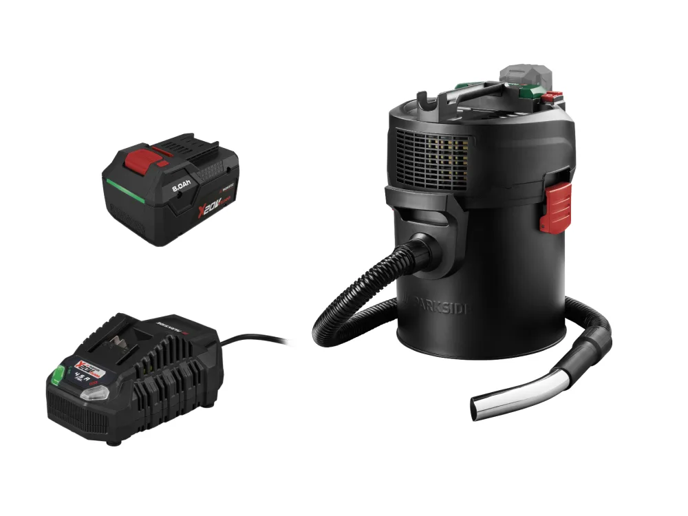 Parkside® Aku vysavač na popel PAS 20-Li 14 A1, Smart 8 Ah