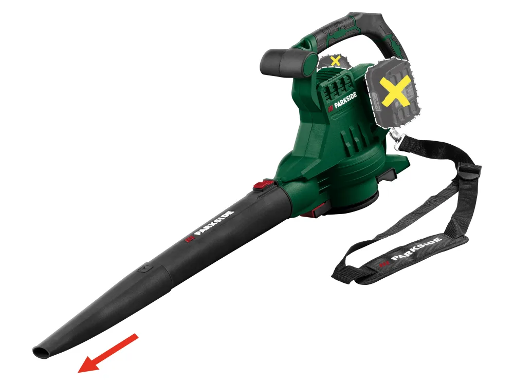 PARKSIDE® Aku vysávač/fúkač lístia PLSA D3 – bez akumulátorov
