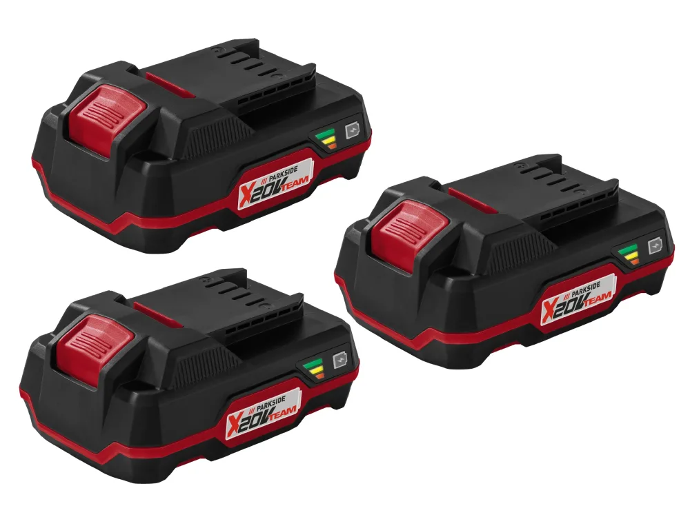 PARKSIDE®  Akumulátor 20 V/2 Ah PAP 20 B1, 3 kusy