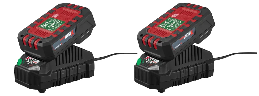PARKSIDE® Akumulátor 20 V/2 Ah PAP 202 A1, 2 kusy + Nabíjačka na akumulátor 20 V/2,4 A PLG 20 C1, 2 kusy