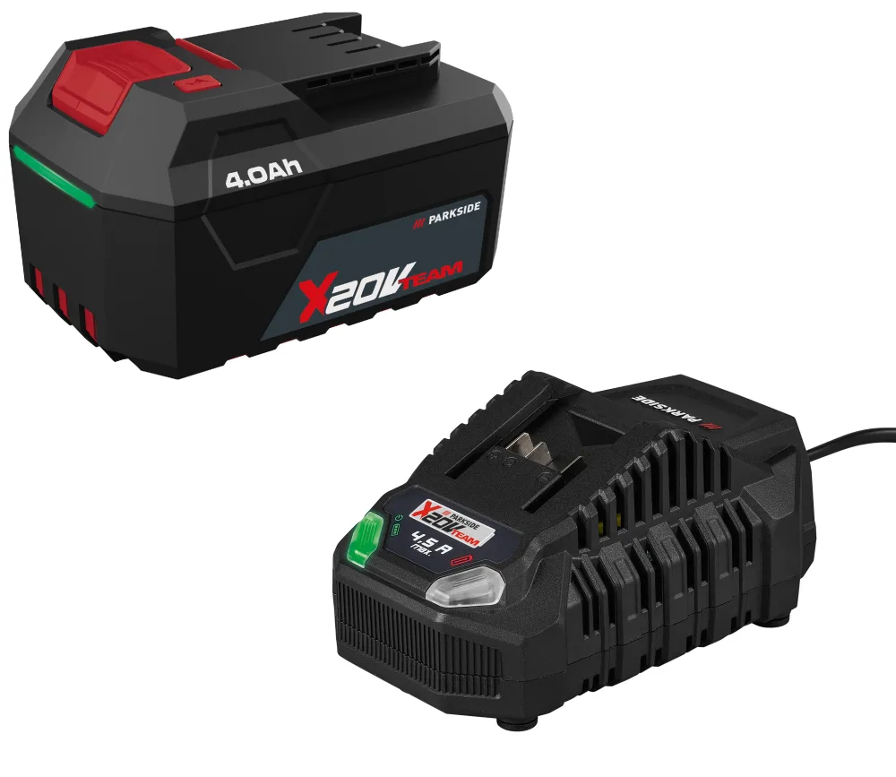 PARKSIDE® Akumulátor 20 V/4 Ah PAP 204 A1 + Rýchlonabíjačka akumulátora 20 V/4,5 A PLG 20 C3