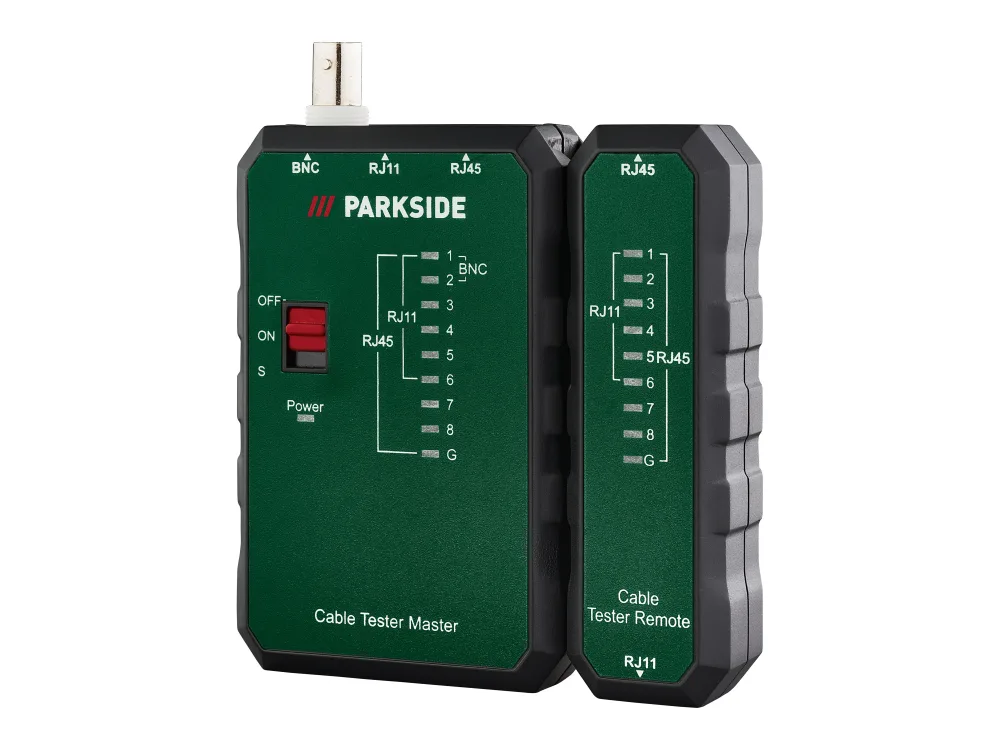 PARKSIDE® Bezkontaktná skúšačka napätia PKSS A2/Tester sieťových káblov PNKT A1