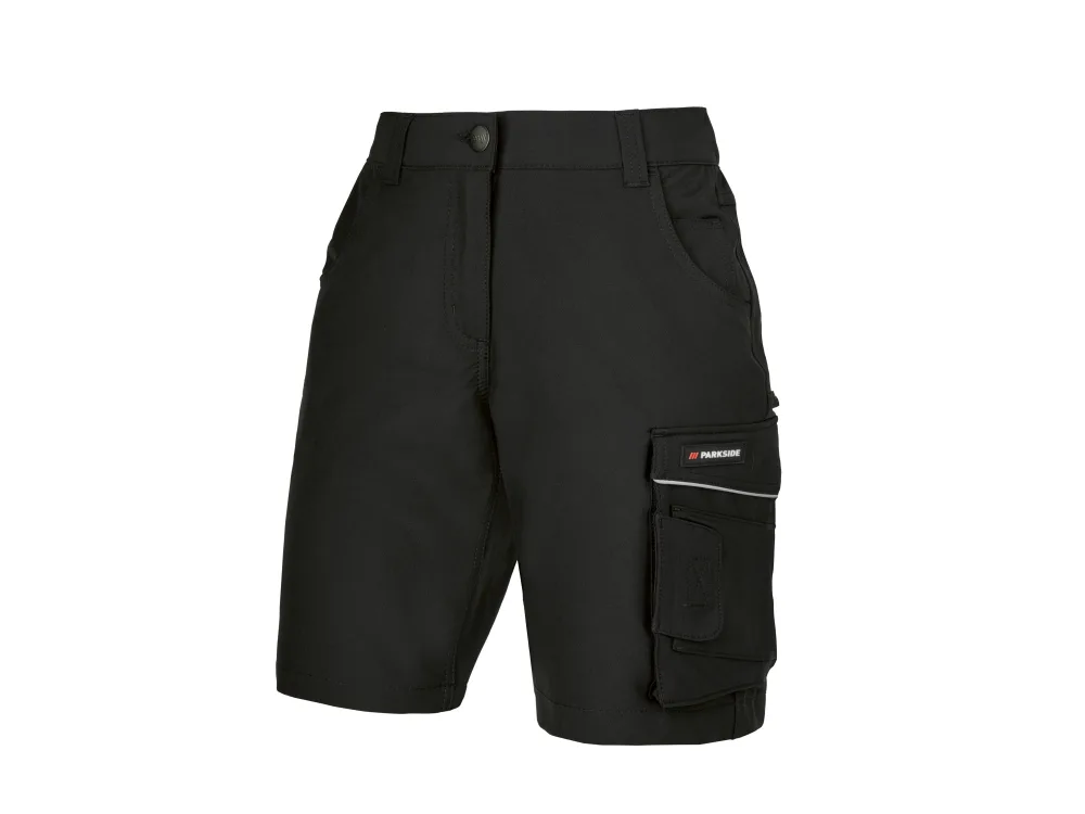 PARKSIDE® Dámske strečové pracovné šortky (čierna, 42)