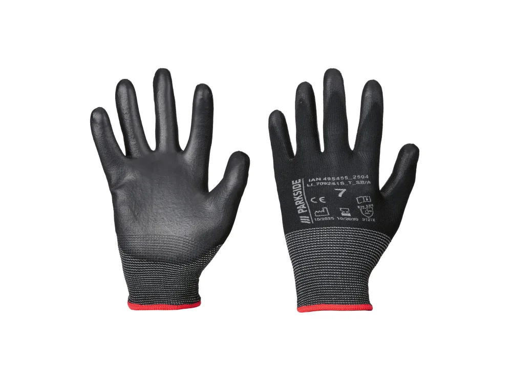 PARKSIDE®  Dámske/Pánske pracovné rukavice, 3 páry (Midi Flex, 7)