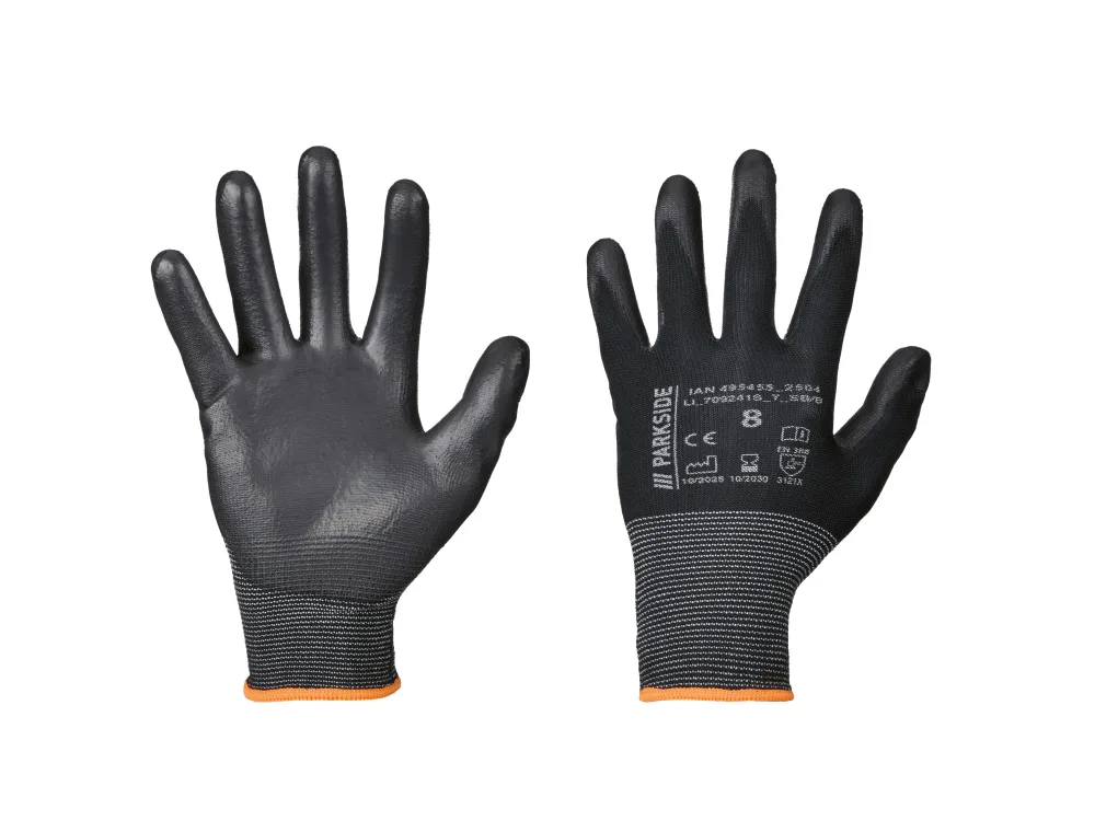 PARKSIDE®  Dámske/Pánske pracovné rukavice, 3 páry (Midi Flex, 8)