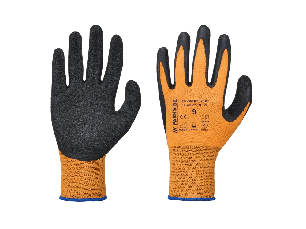 PARKSIDE® Dámske/Pánske pracovné rukavice (oranžová, 9)