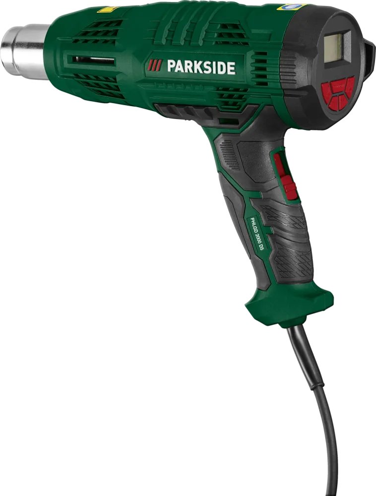 PARKSIDE® Digitálna teplovzdušná pištoľ PHLGD 2000 D5